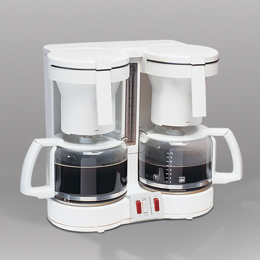 Duo-Kaffeeautomat mit Glaskannen, 2 x 10 Tassen