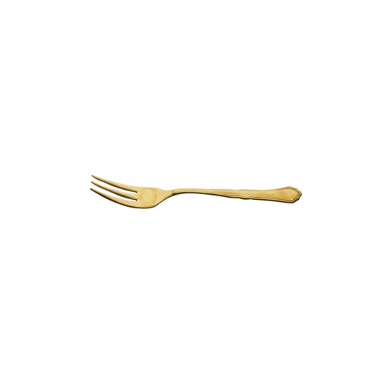 Kuchengabel Stonewashed Settecento-Gold