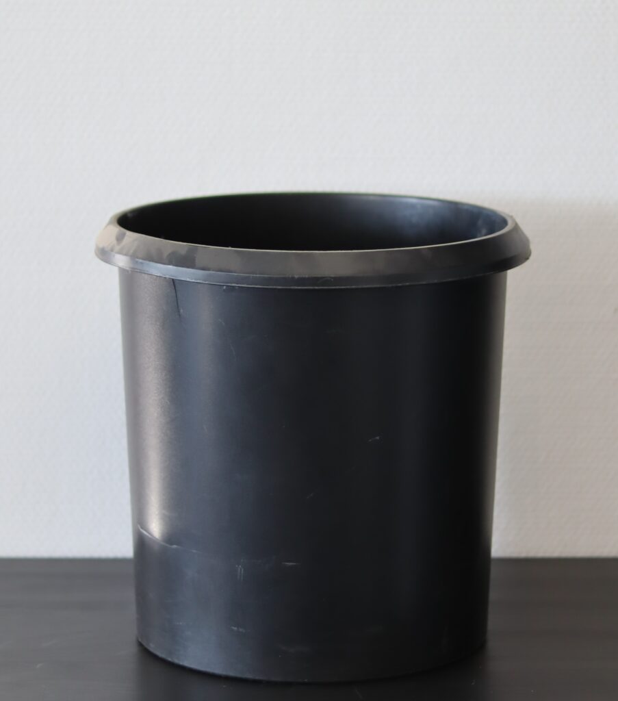 Papierkorb 10 Liter, schwarz