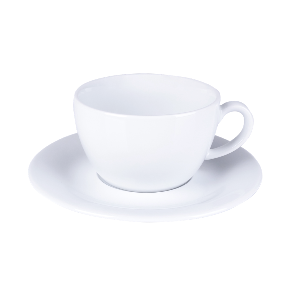 Cappuccino-/ Kaffeeschalentasse mit Untertasse 0,25 l | System Plus