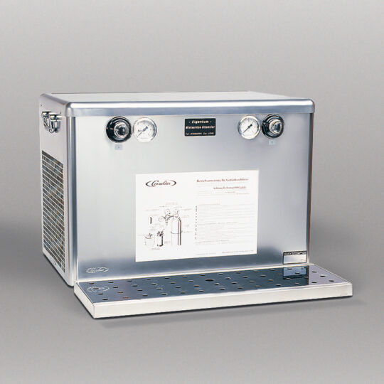 Durchlaufkühler für 2 Zapfstellen, Auftisch / Untertisch (Trockenkühler)