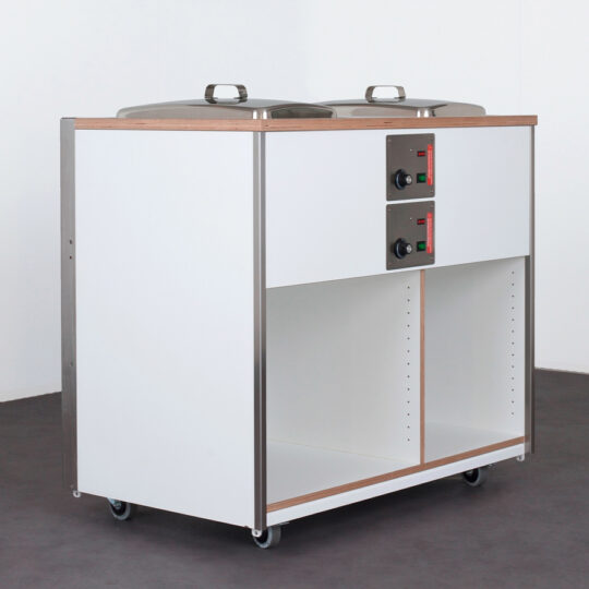 Combi 3 / Basis-Modul Catering-Element Frontcooking incl. 2 Einbau-Bain-Marie