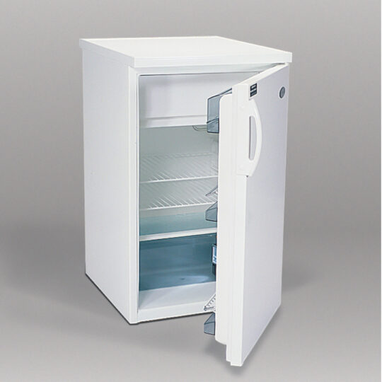 Standard Kühlschrank 140 Liter, Deckel abnehmbar, weiß